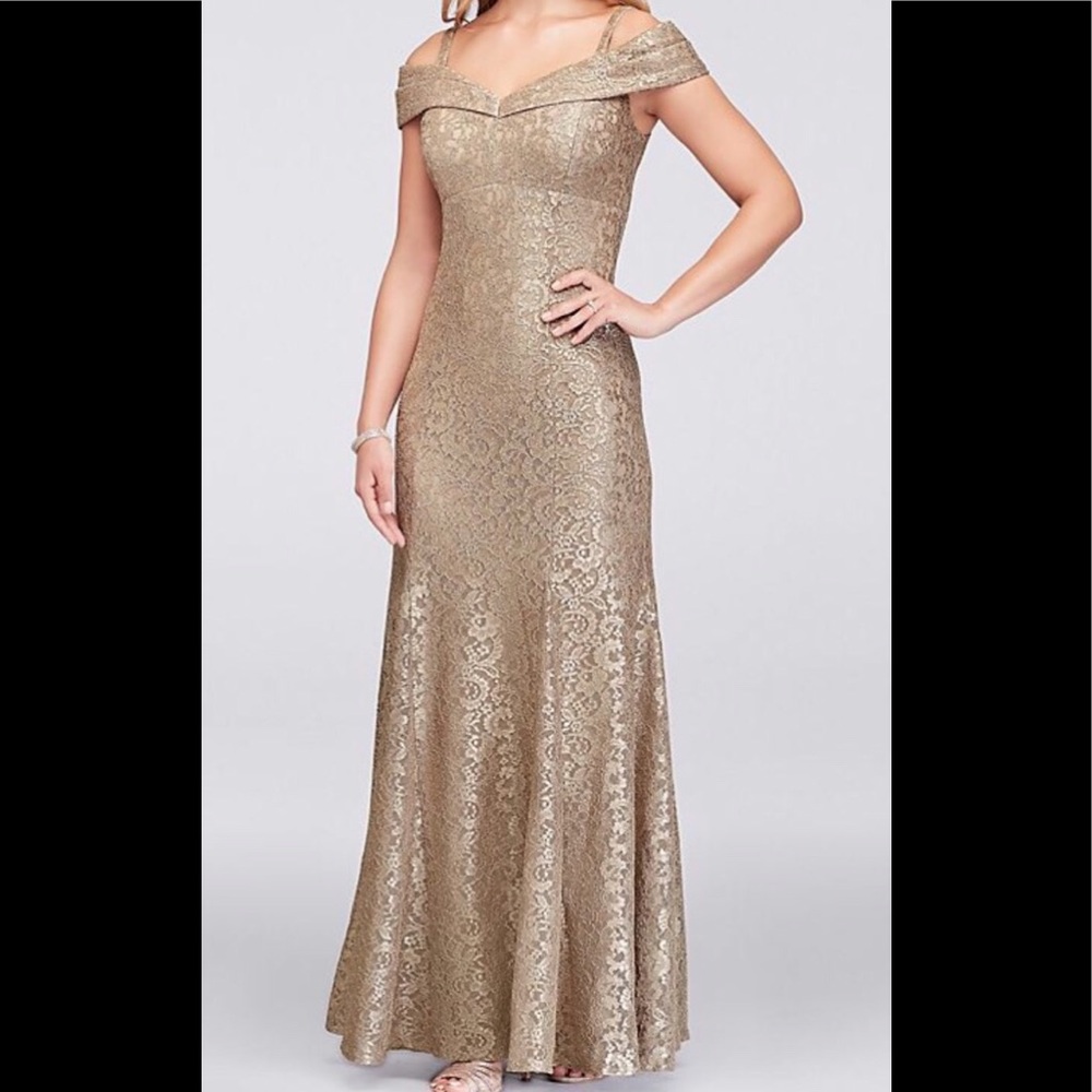 Glitter Lace Mermaid Dress